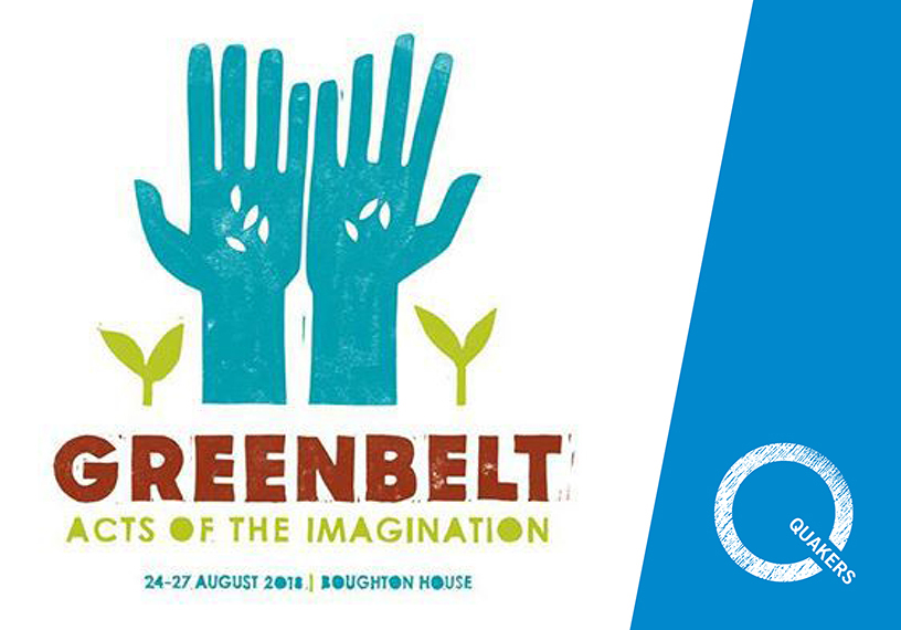 Q logo Greenbelt logo two blue hands