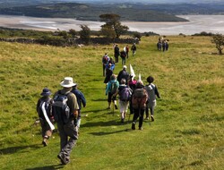 Walking the pilgrimage in Morecambe Bay