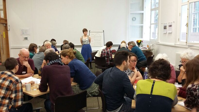 Groups examine the challenges and opportunities presented in our current economic system. Photo: BYM