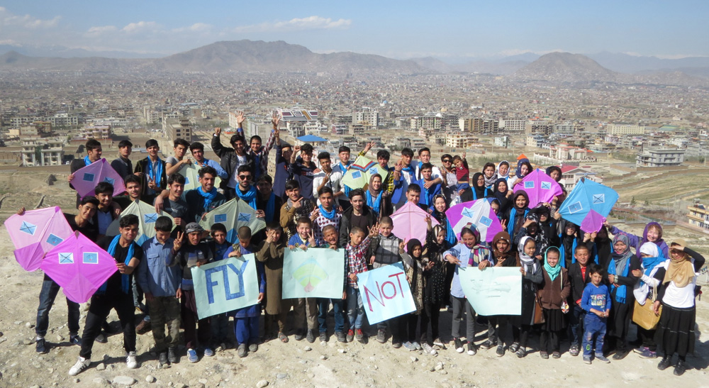 Fly kites not drones - Voices for Creative Nonviolence