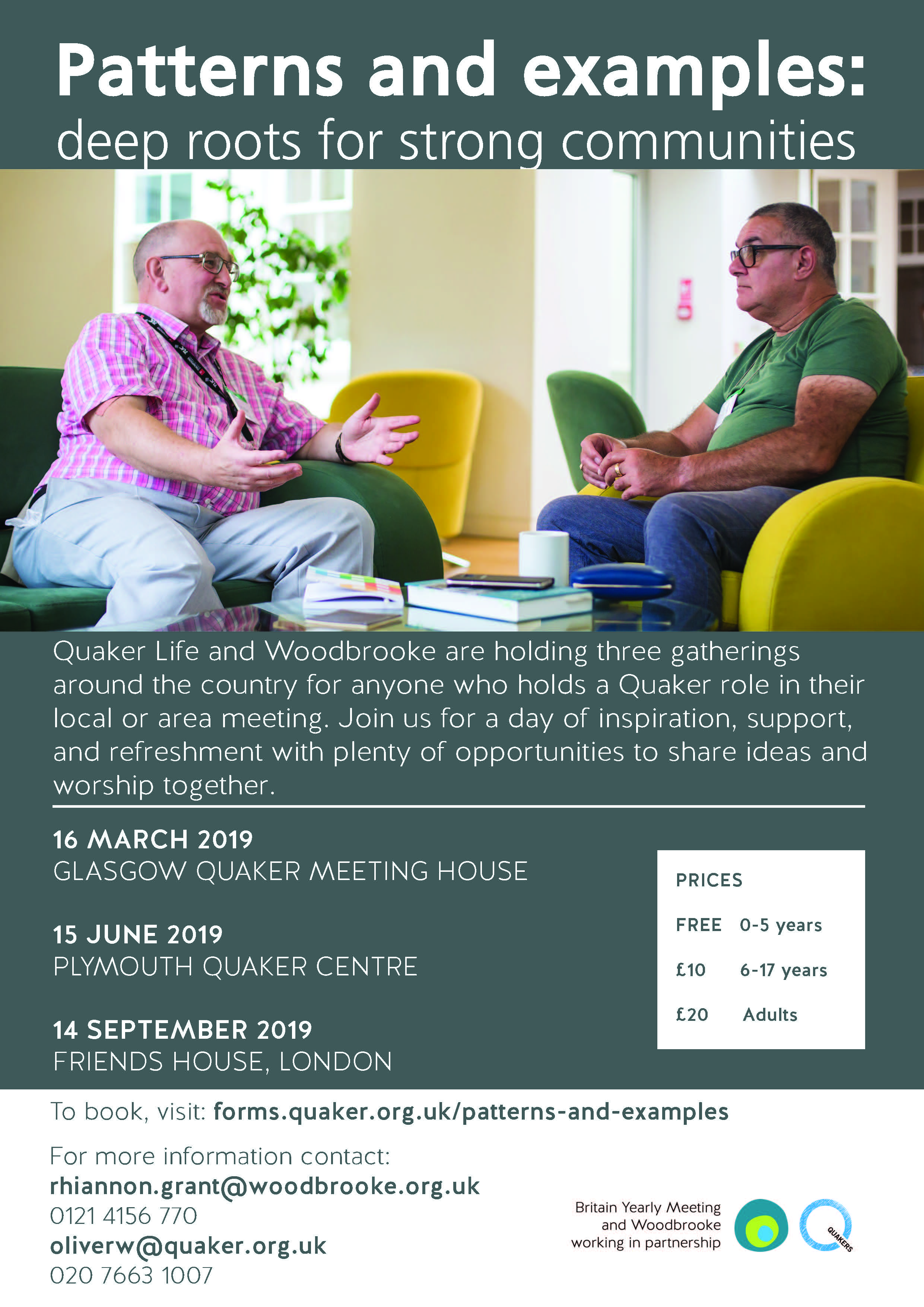 patterns and examples event poster