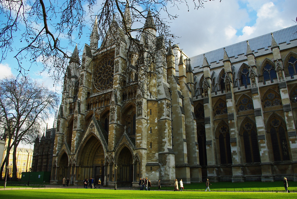 Westminster Abbey on a sunny day