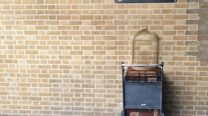 Platform 9 3/4 at King's Cross station