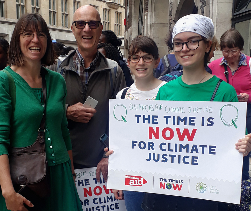 Young Quakers are actively resisting climate breakdown. Joining them on strike is a powerful form of support. Photo: BYM