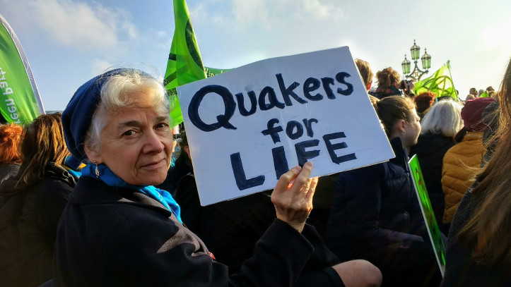 Quakers join the Extinction Rebellion actions to call for urgent action on the climate crisis
