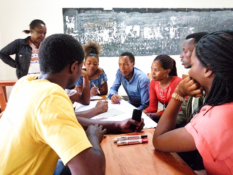 Thanks to training from Turning the Tide young people in Rwanda have been forming peace clubs and advocating for change. Photo: TTT Rwanda