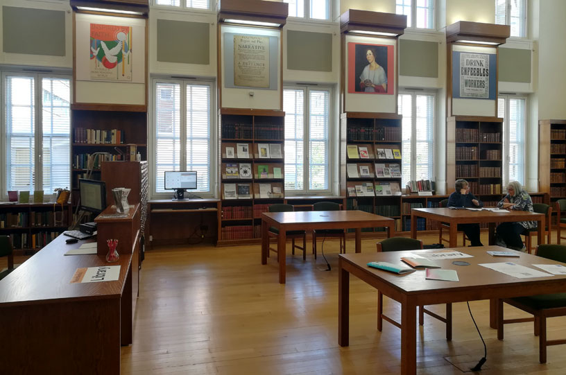 Library reading room