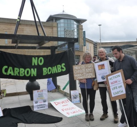 No carbon bombs action in Inverness