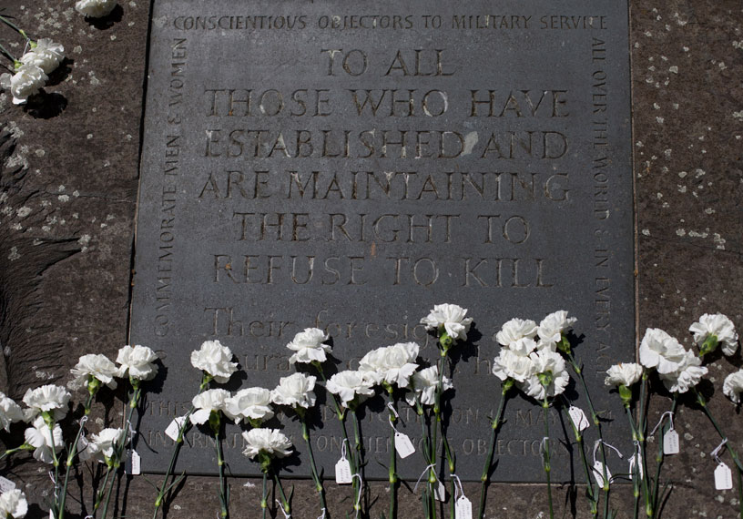 Conscientious objector memorial