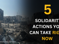 5 solidarity actions you can take for Palestine and Israel