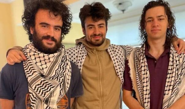Three young men