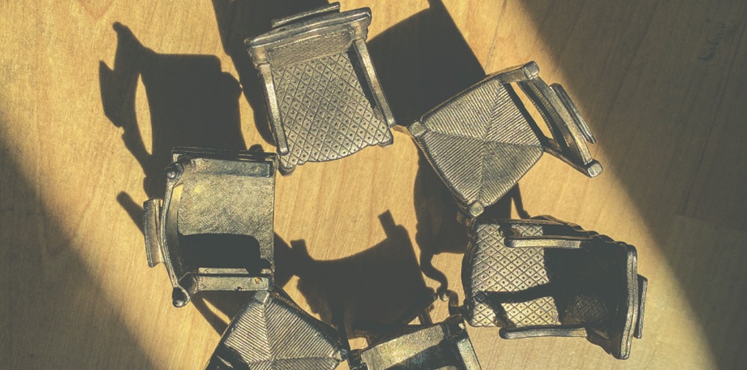 A circle of chairs