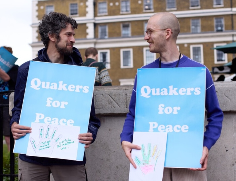 In dangerous times, what should a confident Quaker voice for peace sound like? Join our consultations. Photo by Mike Pinches for Quakers in Britain.