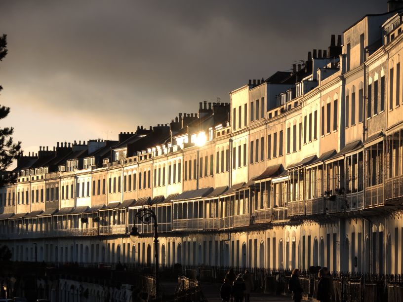 Row of Georgian houses